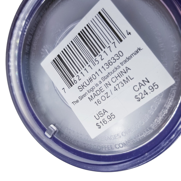 *NEW* 2022 Halloween Starbucks Glow In The Dark w/Stickers Tumbler Cold Cup 16oz - Picture 8 of 8